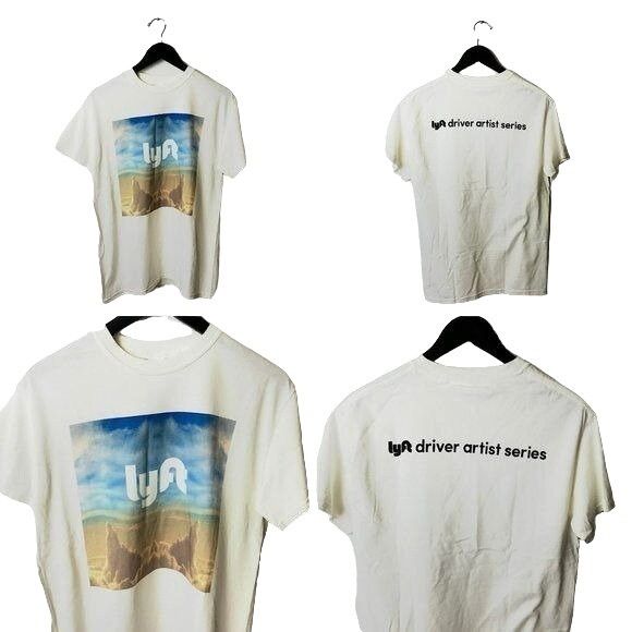 Urban Outfitters Lyft T Shirt Driver Artist Series Graphic Tee Short Sleeve M