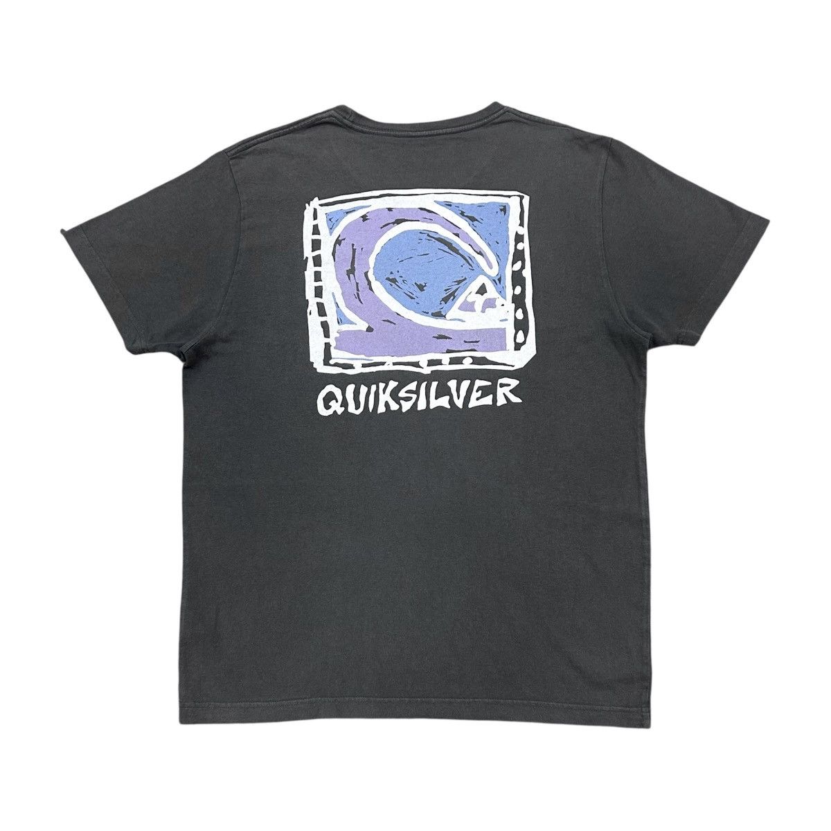 Quiksilver Wave Abstract Surf Graphic Tshirt