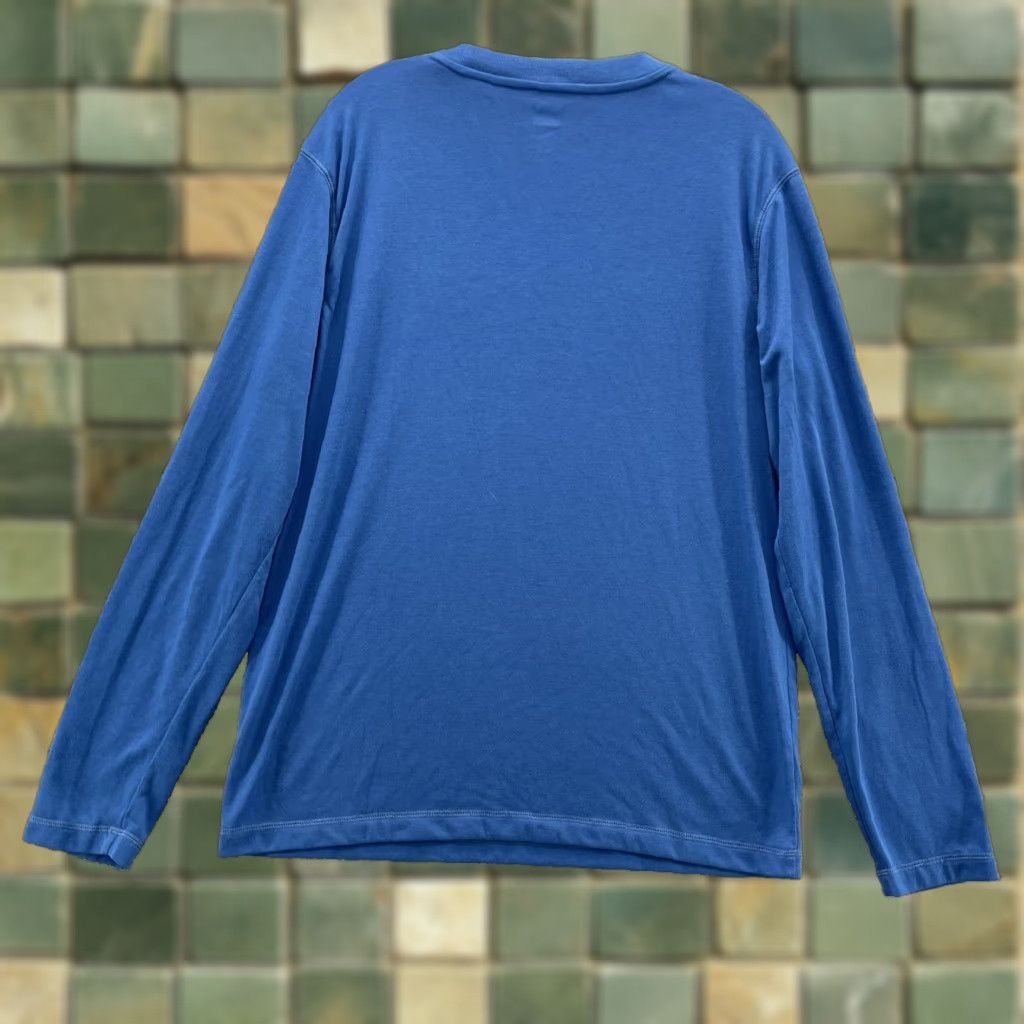 Vintage Rei T Shirt Mens Medium Blue Base Layer Workwear Gorpcore Camping Hiking Travel Shirt Regula