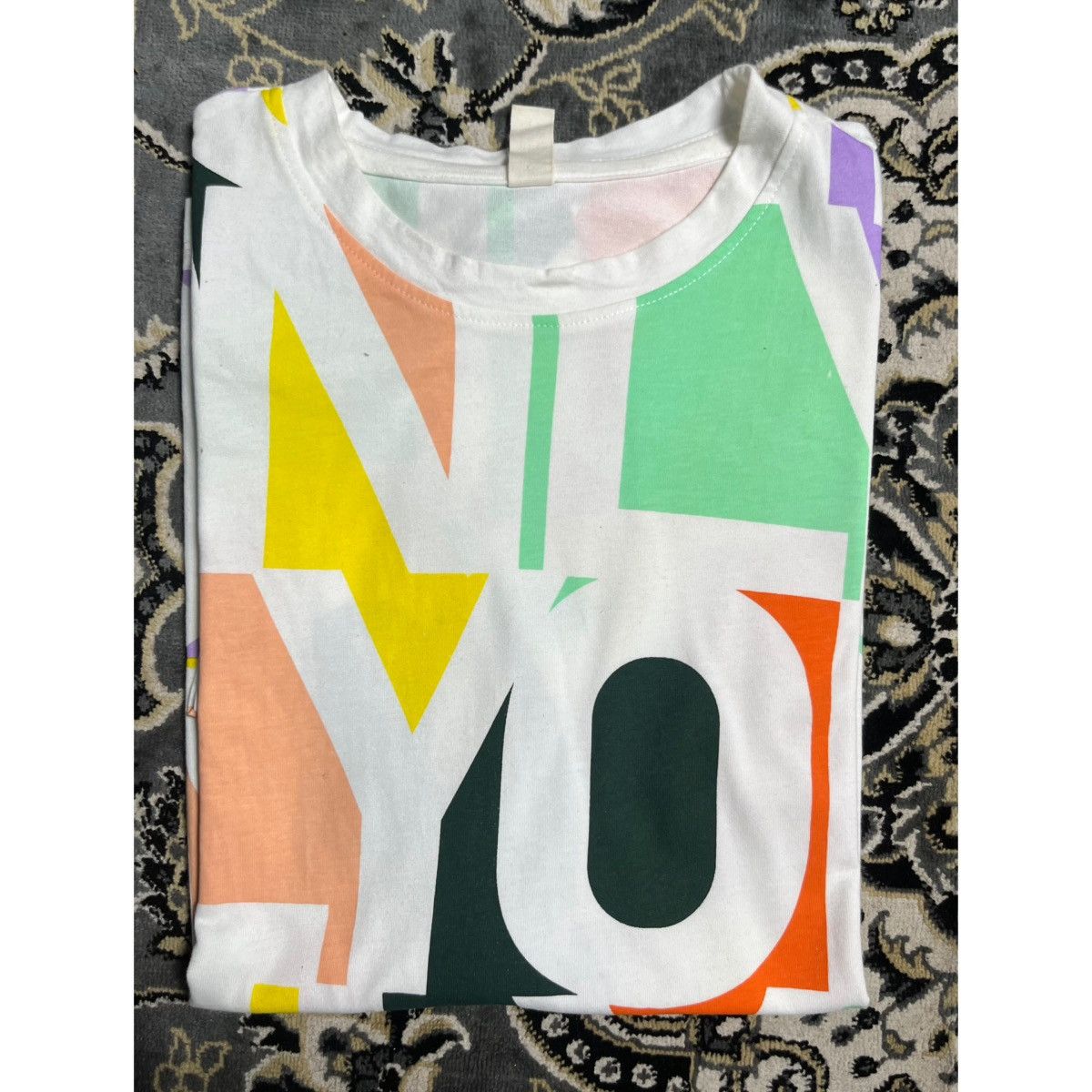 Other Jsquare Abstract Typography Graphic T Shirt Oversized
