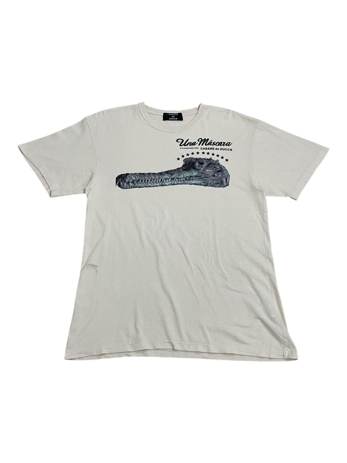 Issey Miyake X Zucca Cabane De Zucca Uno Mascara Abstract Art Tee