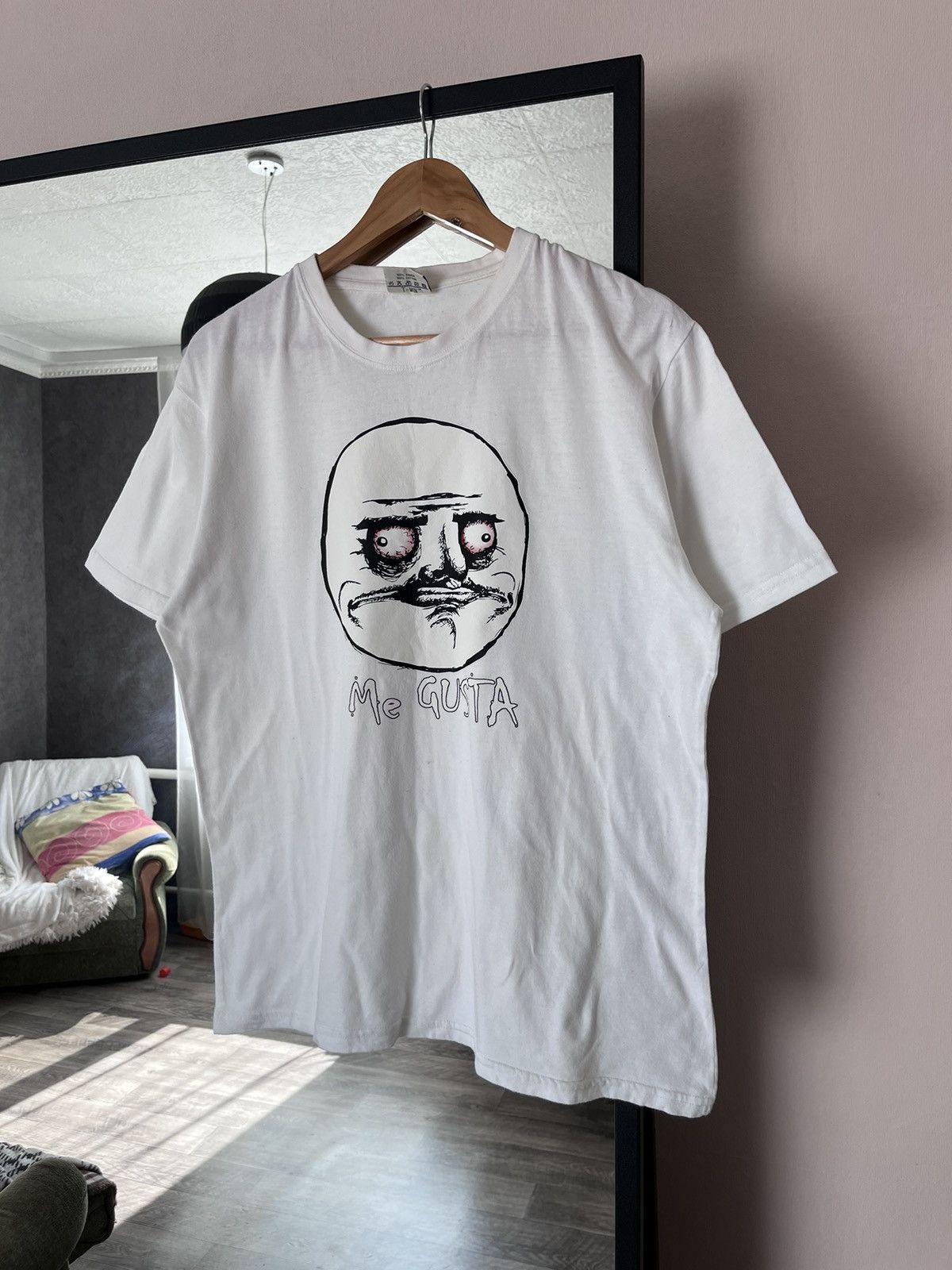 00s Vintage Old Memes Me Gusta Humor Meme White T Shirt
