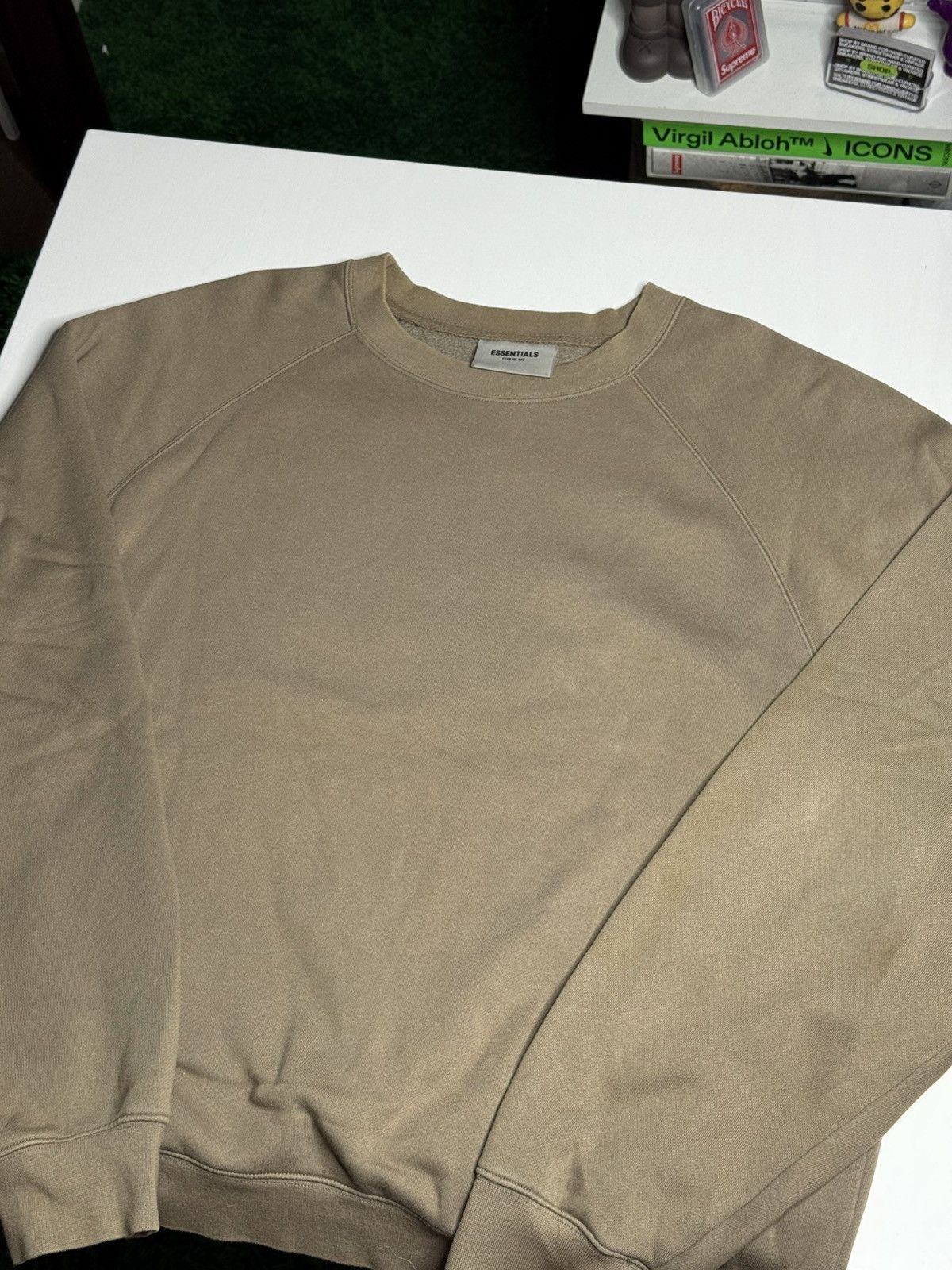 Essentials Back Logo Crewneck Mauve L Preowned