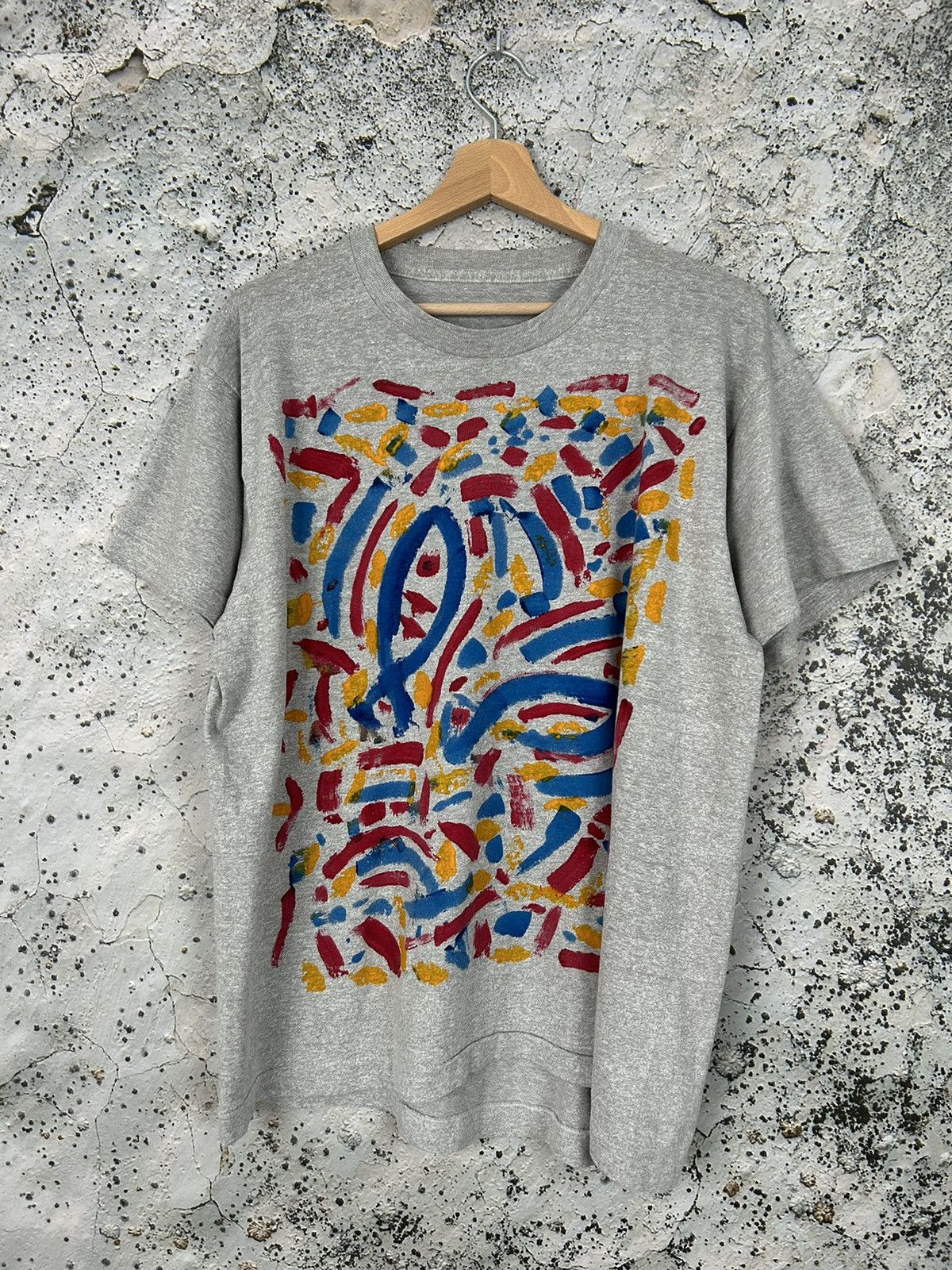 Vintage Art Abstract Graphic Tee Avant Garde Archival Hype